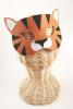 Childrens Wild Animals Felt Face Mask on Elastic. In Giraffe, Elephant, Monkey, Lion, Tiger and Zebra - view 6