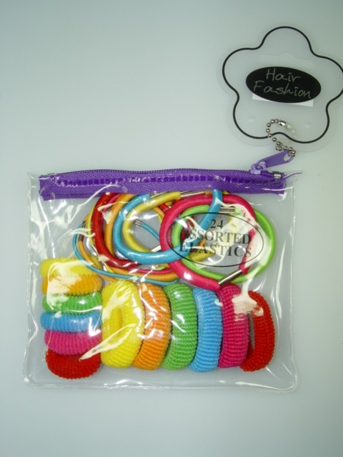 Purse with 24 Elastics.Brites 