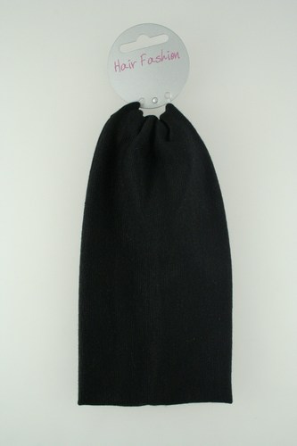 Pack of 1 Wide Black Bandeau. Approx 18cm x 9cm