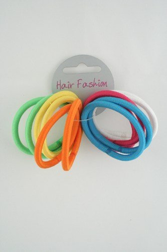 Pack of 12 Snag Free Elastics. In Bright Colours.
