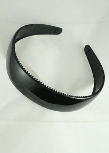 2.5cm Wide Black Alice Band.