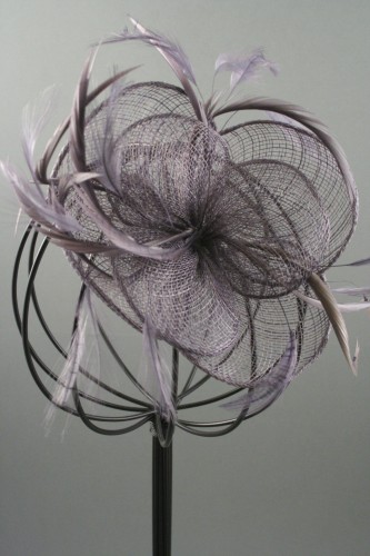 Silver Grey Fascinators