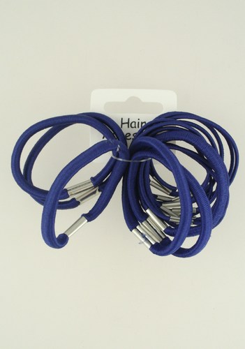 Pack of 18 School Colour Elastics. In 6 School Colours.