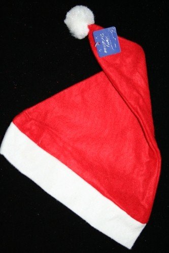 Value Adult Santa Hats. Approx Circumference 58cm - 60cm