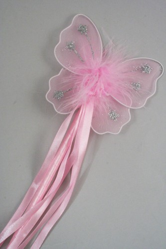 Pink Butterfly Wand. In 3 Styles
