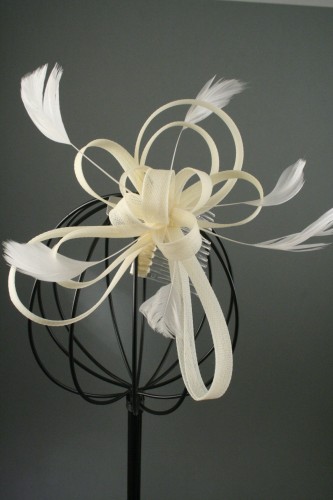 Cream Fascinators