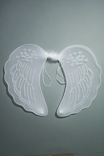White Angel Wings. Approx 40cm x 45cm