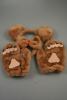 Brown Furry Fabric Teddy Bear Ears Aliceband, Child Size Paws and Bow Tie Set - view 2