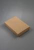 Natural Brown Kraft Paper Gift Box with Black Insert. Approx Size: 7cm x 11cm x 2.2cm. This Box has a Black Flocked Foam Pad Insert. - view 1