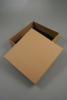 Natural Brown Paper Gift Box. Approx Size: 16cm x 15cm x 5cm. This Box has a Black Flocked Foam Pad Insert. - view 1