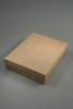 Natural Brown Kraft Paper Gift Box with Black Insert. Approx Size: 18cm x 14cm x 4cm. This Box has a Black Flocked Foam Pad Insert. - view 1