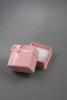Gift Box with Satin Ribbon Detail. In Pink and Lilac. Size 5cm x 5cm x 3cm - view 4
