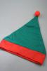 Child Size Christmas Elf Hat in Green with Red Trim. Approx Circumference 52cm - view 1