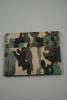 Camouflage Fabri Card Holder. 3 Slots Either Side. Approx Size 10cm x 8cm - view 2