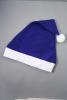 Christmas Santa Hat in Blue with White Trim. Approx Circumference 58cm - 60cm - view 2