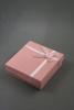 Gift Box with Satin Ribbon  and Rosebud Design. In Pink and Lilac (6 of each). Size 9cm x 9cm x 3cm - view 1