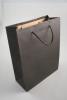Black Printed Kraft Paper Gift Bag with Black Cord Handles. Approx Size 42cm x 32cm x 10cm - view 1