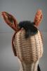 Brown Horse Ears Aliceband with Imitation Hair Fringe and Tail Set - view 2