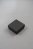 Black Ring Giftbox with Black Flock Inner. Approx Size 5cm x 5cm x 2.2cm - view 1