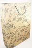 Holly Print Natural Brown Kraft Paper Gift Bag with Cord Handles Size Approx 42cm x 31cm x 10cm. - view 1