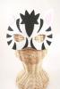 Childrens Wild Animals Felt Face Mask on Elastic. In Giraffe, Elephant, Monkey, Lion, Tiger and Zebra - view 3