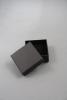 Black Ring Giftbox with Black Flock Inner. Approx Size 5cm x 5cm x 2.2cm - view 2