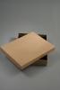 Natural Brown Kraft Paper Gift Box with Black Insert. Approx Size: 18cm x 14cm x 4cm. This Box has a Black Flocked Foam Pad Insert. - view 2