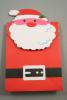 Santa Velcro Topped Christmas Gift Box. Approx Size 16cm x 12cm x 6cm - view 3