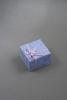 Gift Box with Satin Ribbon Detail. In Pink and Lilac. Size 5cm x 5cm x 3cm - view 1