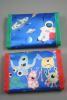 Small Size Wallet with Bright Coloured Monster / Spaceman Print Size when folded Approx. 11x7cm  - view 1