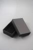 Black Giftbox with Black Flock Inner. Approx Size 8cm x 5cm x 2.2cm - view 1
