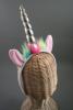 Unicorn Horn and Ears Aliceband. In Pink and Silver. - view 6