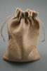 Natural Sack Cloth Drawstring Gift Bag. Approx 25cm x 18cm - view 1