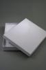White Giftbox with White Flocked Inner. Approx Size 18cm x 14cm x 2.6cm. - view 2