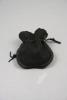 Black Velvet Drawstring Bag for Rings and Earrings. Approx Size. 7cm x 6cm. - view 1